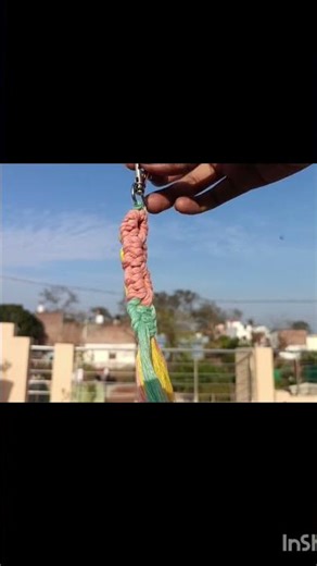 Macrame keychain Seller #craft #keychain #keyrings #handmade #macrame #viral #trendingshorts
