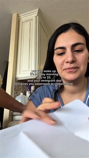 Michelle Ross on Instagram: "The man who once explained the world to me still hands me a folder of papers and says, “Can you read this?” And I can, but not because I’m smarter… but because @mypersianbaba gave me the chance to grow up here. First-generation children know this. We didn’t sign up for this job, but somehow we became the family’s translator, legal department, tech support, and professional form-filler outer… all at the ripe age of 9 (lmao). Our parents built a life in a country that 