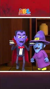 Spooky Zombies Eating Yummy Treats #shorts #halloween #funny #allbabieschannel #hooplakidz