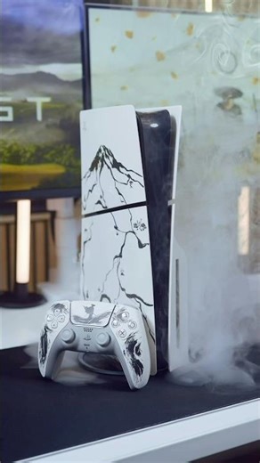 The PS Direct Ghost Of Yotei limited edition PS5 is insanely beautiful! #ps5 #ghostofyōtei #psdirect