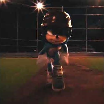 Sonic on the Baseball Field: Speed and Skill Combined! ⚾💙