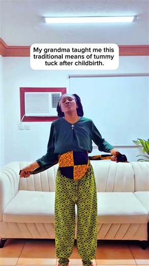 My grandma taught me this traditional means of tummy tuck after childbirth.