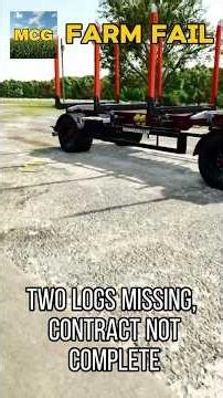 Found the Log...Eventually - MCG Farm Fail 03 #farmingsimulator25 #fail #fs25