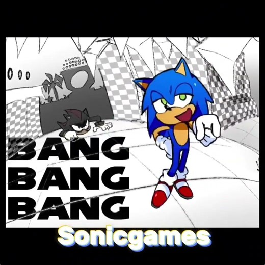 Sonic vs shadow(animation by@s.muelgool21)#sonixandshadow#bangbang