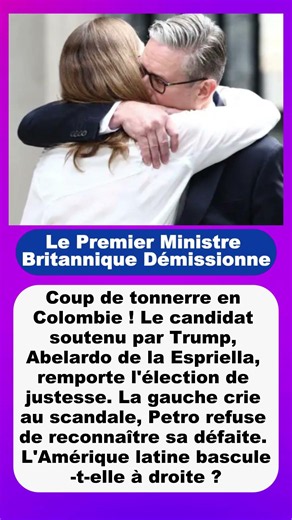 Le Premier Ministre Britannique Démissionne
