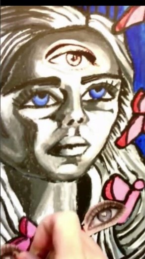 Acrylic Collage Short 8