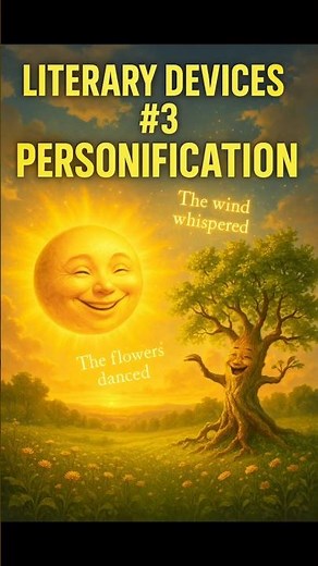 Literary Devices #3: Personification