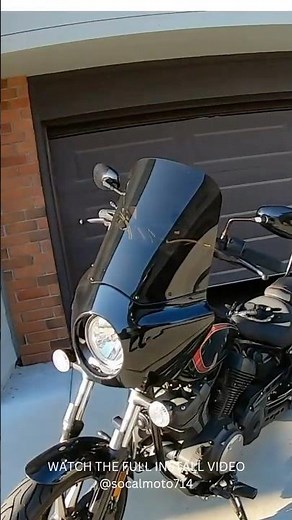 Yamaha Bolt Fairing Install