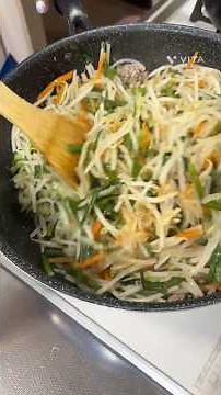 もやし炒め【ちょこっとアレンジ版】 #料理 #簡単レシピ #今日の晩ごはん #料理動画