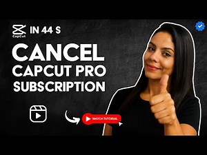 How to CANCEL CapCut PRO SUBSCRIPTION and REMOVE AUTOMATIC RENEWAL in 44 S