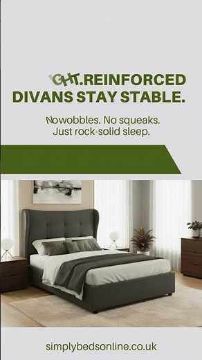 Solid wood and reinforced divan bed frames #ealing #simplybeds #nextdaydelivery #simplybedsealing