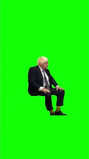 Boris Johnson "I LOVE ChatGPT!" meme - Green Screen