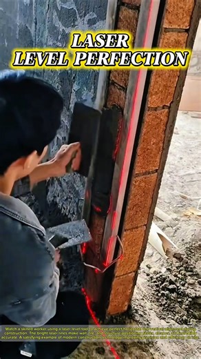 Laser Level Tool in Action | Perfect Alignment for Construction Work.
