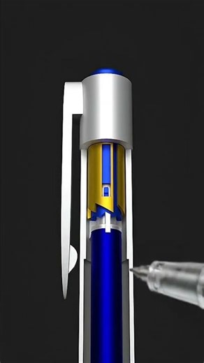 pen mechanism explained by animation with education