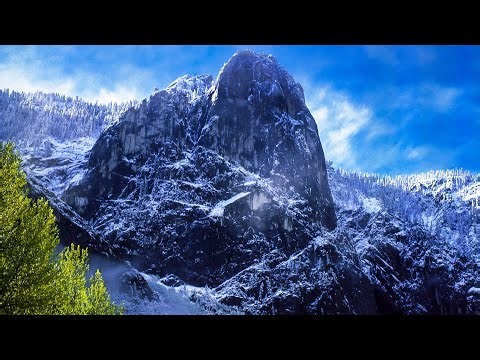 Yosemite's winter Peace, Beautiful Relaxing Music, Peaceful Soothing Music, by Tim Janis