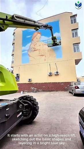 AMAZING 3D Mural ART Comes To Life On A Giant Building Wall 🎨✨