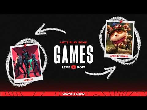 League of Legends | Valorant Live Stream | ExitLag Giveaway 🎁 | Join Now