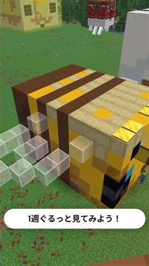 【マイクラ】ミツバチ作ってみた！ #マインクラフト #minecraft #ミツバチ