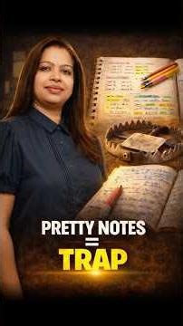 PRETTY NOTES = TRAP | #PrettyNotesTrap #StudyReality #StudentMistakes #ExamTruth #EducationShorts
