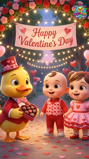 Soni Kids on Instagram: "¡Celebremos el amor y la amistad con los más pequeñitos! ❤️🐥 Acompaña a nuestro simpático patito, al bebé y a su amiguita en este divertido baile de San Valentín al ritmo de "A Ram Sam Sam". Un video lleno de corazones, globos y mucha alegría para compartir en familia. #ValentinesDay #KidsSongs #ARamSamSam #ChildrensMusic #HappyValentines #CuteCharacters #KidsVideo #FamilyFriendly #CartoonFun #LoveAndFriendship #AnimatedSongs #NurseryRhymes #BabyDance #KidsEntertainment