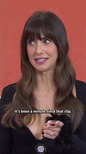 Alison Brie Rewatches Clip of her on TODAY 15 Years Ago