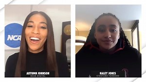 1K views · 22 reactions | Staying 홍홚홨홞홡홞홚홣황 Haley Jones returning home and helping Stanford Women's Basketball to the 헪 against Oregon. Jones had a game-high 18 pts and 6 reb. #ncaaW | March Madness Women's Basketball | Facebook