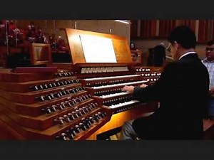 The Massive Organ Being Played at the Los Angeles Cathedral