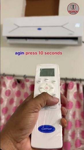 Carrier AC remote function #technicalutilize #acremote #carrier #splitac #airconditioner