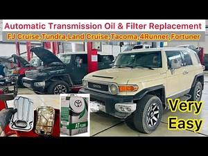 How to Replace Transmission Fluid And Filter Of Toyota FJ Cruiser