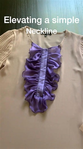 Structured Ruffles Plackets #diyfashion #sewing