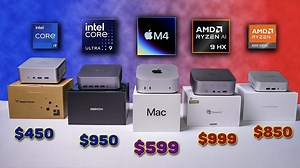 M4 Apple Silicon vs Intel vs AMD - Ultimate Mini PC Comparison