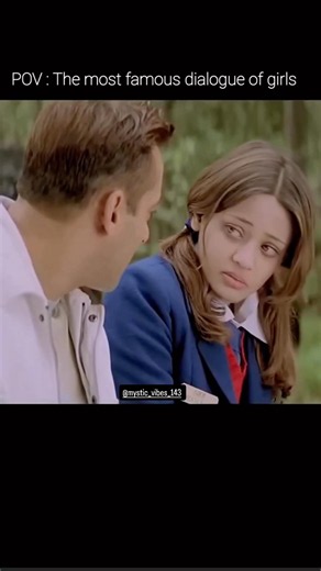 The most famous dialogue for girls😂👍 #copyrightfree #love #unfrez #youtubemonetization #viralshort