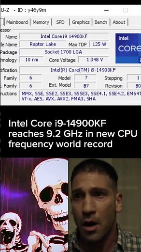 Intel i9-14900KF Just Hit 9.2GHz 💀