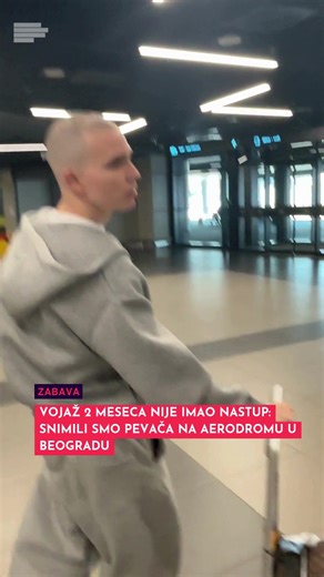 Vojaž 2 meseca nije imao nastup: Snimili smo pevača na aerodromu u Beogradu 📽️: Mondo #mondo #mondozabava