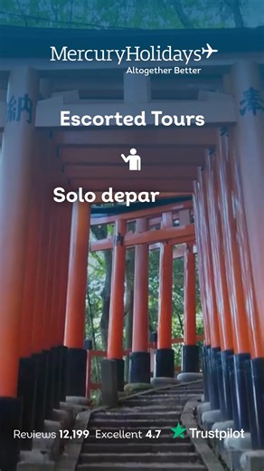 Found your perfect Escorted Tour? ✈️Book it now and save £200 per person off hundreds of tours with code TOUR200. Your next adventure is closer than you think. | Mercury Holidays