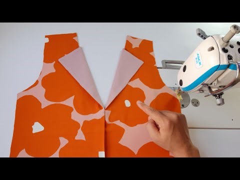 Amazing how to sew coat collar. the Best sewing techniques this collar are here