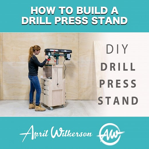 Today I'm showing you how I built this mobile drill press stand with drawers for some extra storage. This makes for an incredible edition to your shop! | Wilker Do's