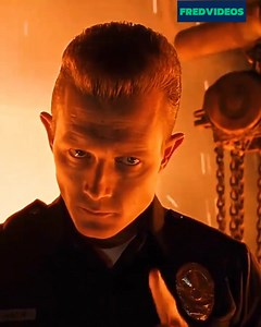 Terminator 2: el juicio final (1991) T-1000 metal líquido en Terminator 2. CGI detrás de escena. #RobertPatrick #terminator2 #diadeljuicio #t1000 | FreD Videos