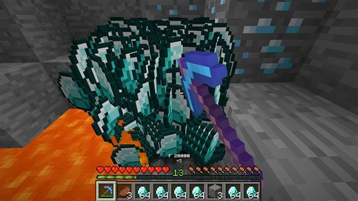 Minecraft UHC but I secretly have a Fortune 30,000 pickaxe