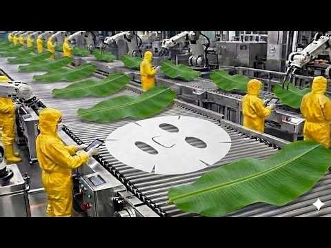 Inside the Largest High-Tech Banana Leaf Processing Factory USA You’ve Never Seen Before