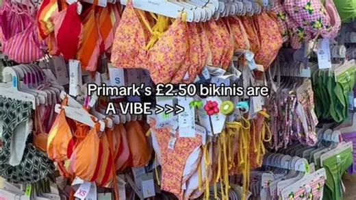 Holiday makers are rushing to Primark to snap up their colourful £2.50 bikinis