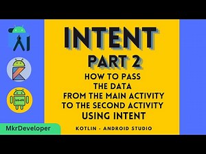How to pass the data from the main activity to the second activity by Intent? Kotlin Android studio