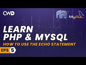 Using the echo statement | PHP for beginners | Learn PHP | PHP Programming | Learn PHP in 2020