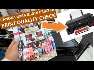 Canon Pixma G3010 Printer Photo Print Quality Test
