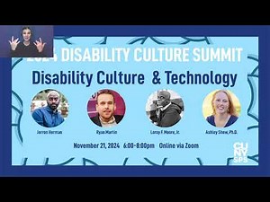 2024 Disability Culture and Technology Summit | CUNY SPS