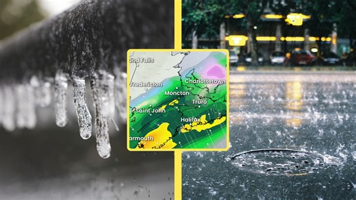 Potent freezing rain, flood risk making its way to Atlantic Canada - The Weather Network