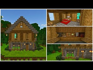 Minecraft: 🏡 Beginner's Survival House - Easy & Efficient!