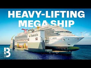 World's Largest Ship Sinks Itself to Carry Entire Cruise Ships Across the Globe | Blueprint