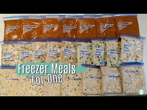 Freezer Meals for One | Individual Serving Dinners