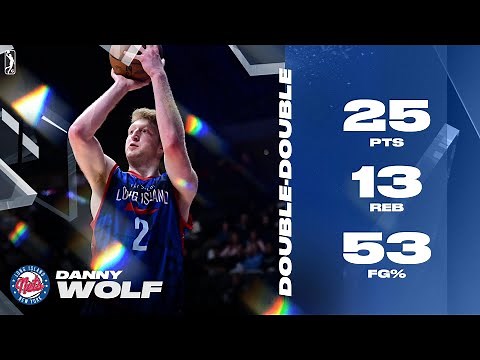 NBA First Round Pick Danny Wolf Dropped 25 PTS & 13 REB In Second Game With Long Island!